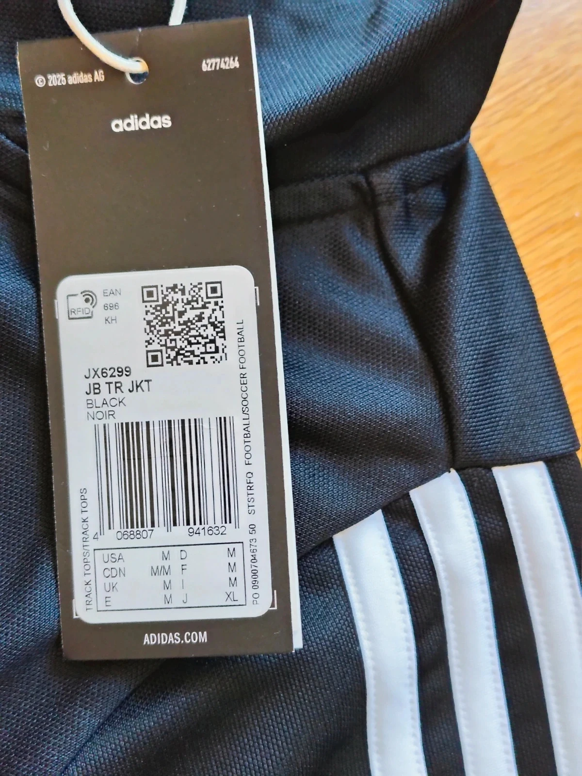 Mannen track top jack adidas original Jude Bellingham trainingsjas workout nieuw – photo 3